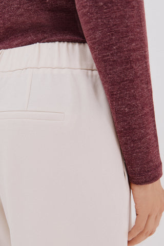 Pantalón Ancho con Cintura Elástica