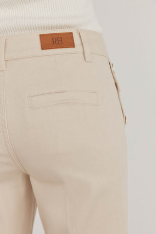Jeans Wide Leg con Detalle Botones