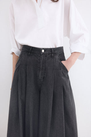 Denim Wide Skort.