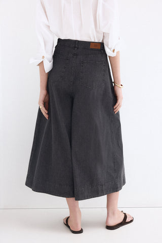 Denim Wide Skort.