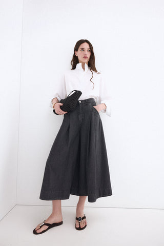 Denim Wide Skort.