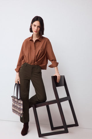 Jeans Wide Leg Capri.