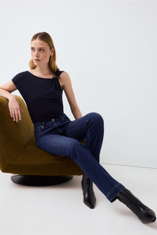 E Denim Push Up Flare.