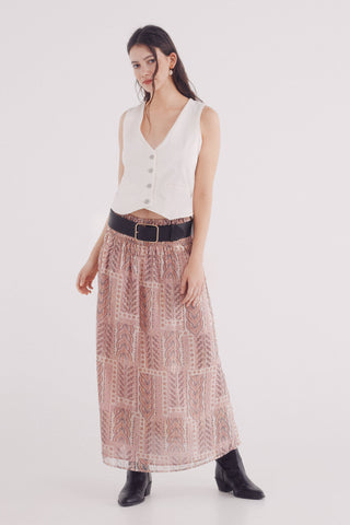 Chaleco Denim con Botones Metálicos