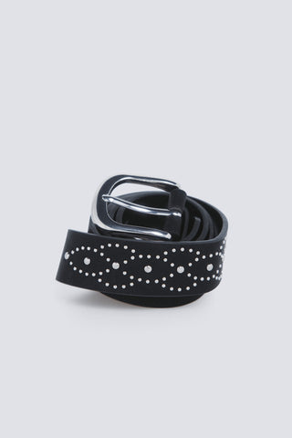 Cinturón con Detalle Tachuelas Métalicas, Mujer