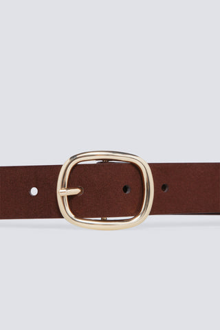 Basic Belt with Oval Buckle, Women's