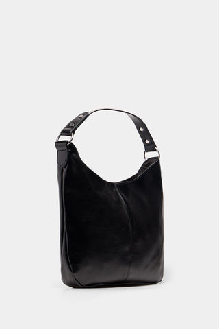 Bolso de Hombro Efecto Charol