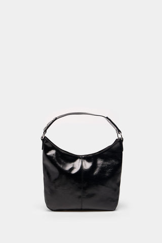 Bolso de Hombro Efecto Charol