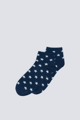 Calcetín con Estampado de Estrellas