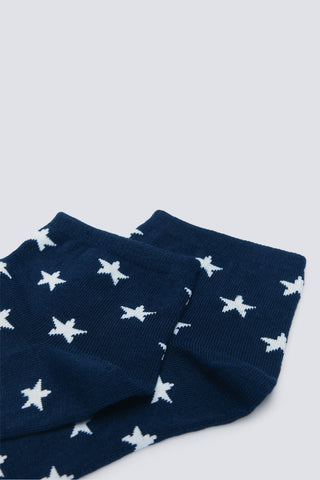 Calcetín con Estampado de Estrellas