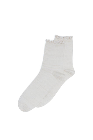 Medias de Canalé con Detalle de Lúrex