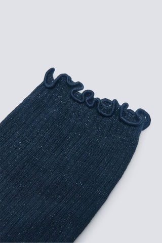 Medias de Canalé con Detalle de Lúrex