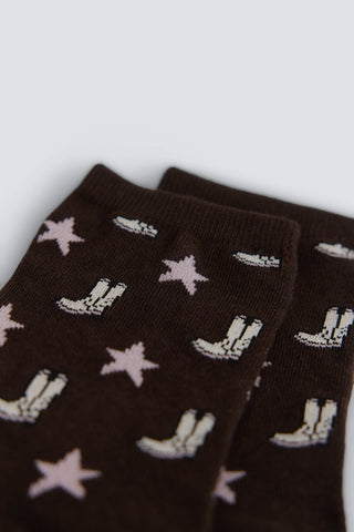 3.Gym.B.Cl Negro Cowboy Star Botas.