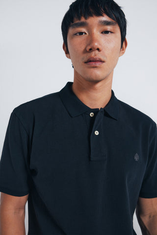 Polo Manga Corta con Logo Bordado