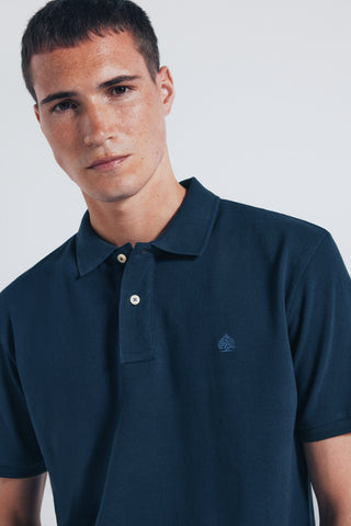 Polo Manga Corta con Logo Bordado