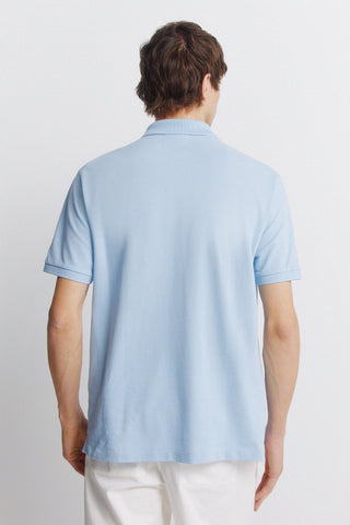 Polo Regular Fit Logo Bordado de Algodón