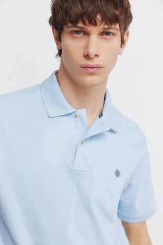 Polo Regular Fit Logo Bordado de Algodón