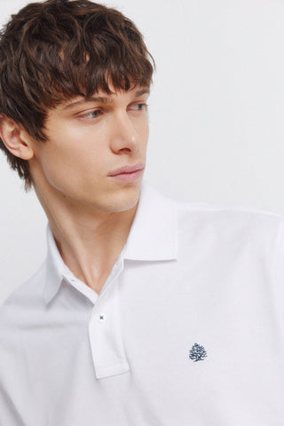 Polo Regular Fit Logo Bordado de Algodón