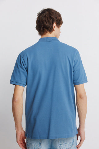 Regular Fit Polo Shirt with Embroidered Logo