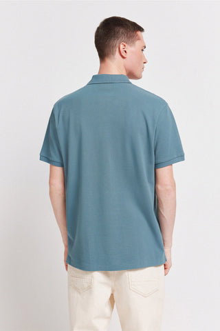 Regular Fit Polo Shirt with Embroidered Logo