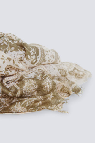 Bufanda con Estampado Color Block