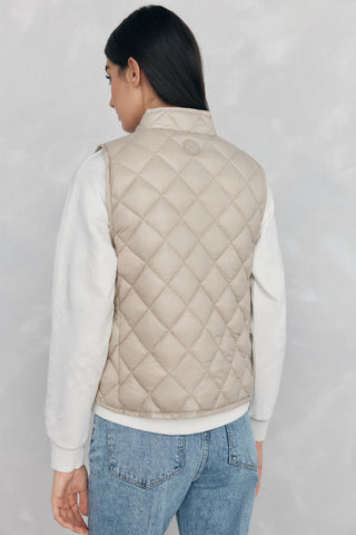 Chaleco Acolchado Cuello Alto