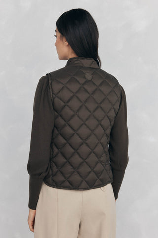 Chaleco Acolchado Cuello Alto