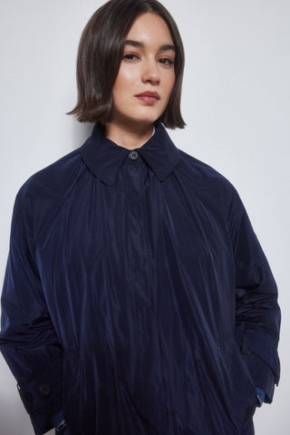 Chaqueta Larga con Cremallera