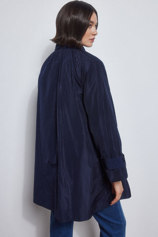 Chaqueta Larga con Cremallera