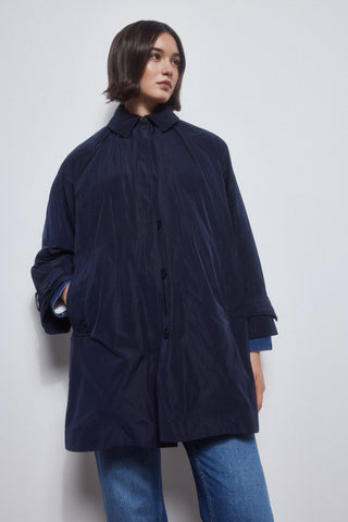 Chaqueta Larga con Cremallera
