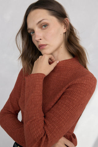 Camiseta Manga Larga con Textura