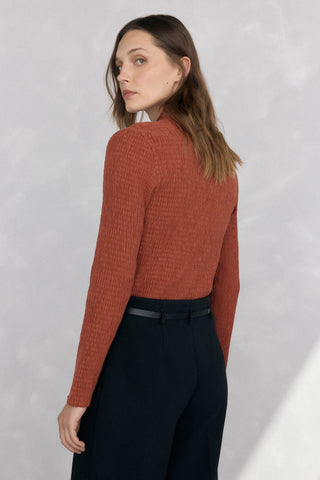 Camiseta Manga Larga con Textura