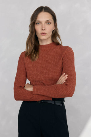 Camiseta Manga Larga con Textura