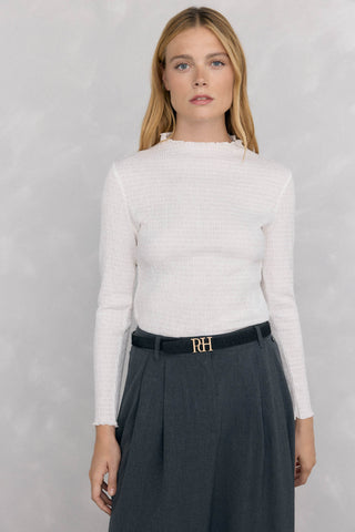 Camiseta Manga Larga con Textura