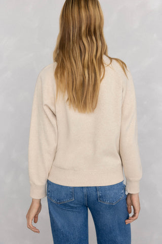 Sudadera Cuello Redondo con Logo Bordado