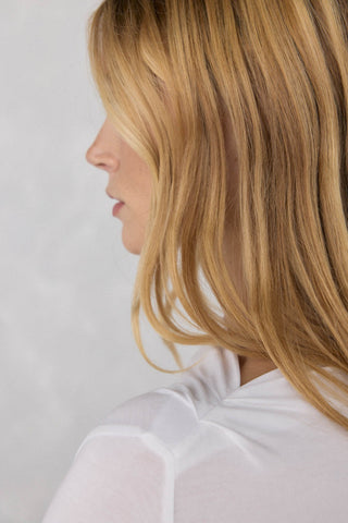 Camiseta Manga Larga con Hombro Fruncido