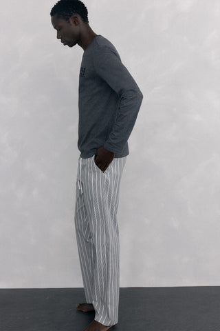 Set de Pijama 2 Piezas Estampado Rayas