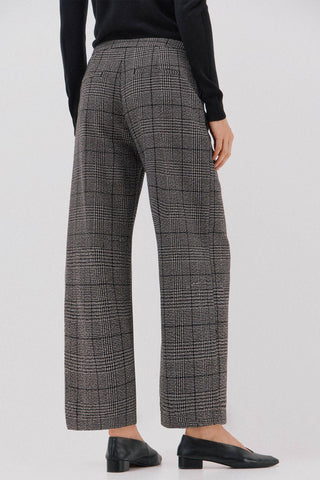 Pantalón Crop con Estampado Cuadros