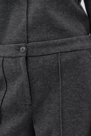 Pantalón Ancho Talle Alto con Bolsillos