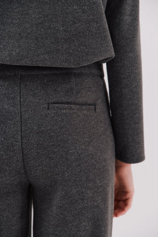 Pantalón Ancho Talle Alto con Bolsillos