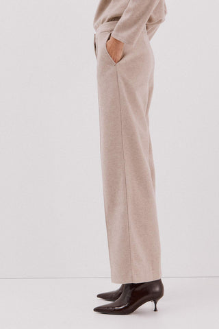 Pantalón Ancho Talle Alto con Bolsillos