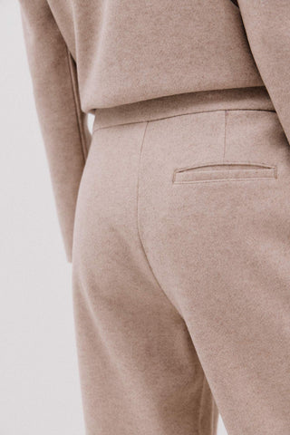 Pantalón Ancho Talle Alto con Bolsillos