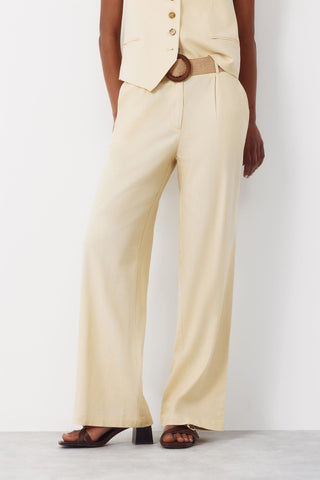 4.T.Ki.Pantalon Fluido Lino.