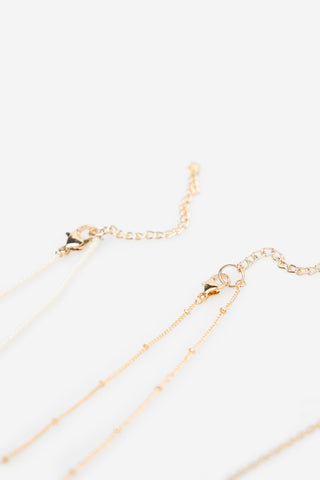 Collar Largo con Detalle de Medalla