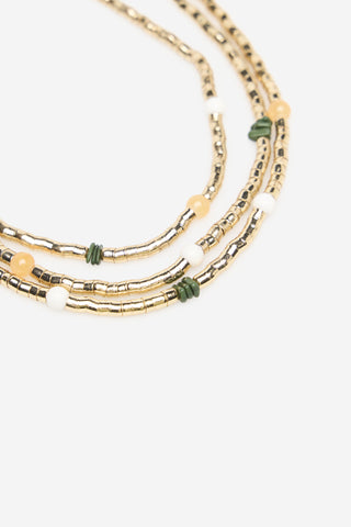 3.Gym.Ki.Gold & Stone Collar.