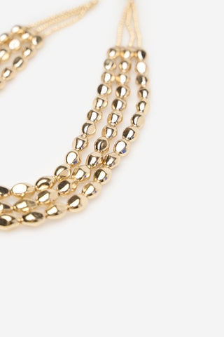 3.T.Ki.Gold Pips Collar.