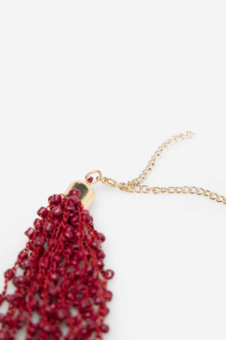 3.T.Ki.Coral Beads Collar.