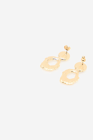 Aretes Largos con Perla