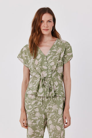 Camisa Manga Corta con Estampado