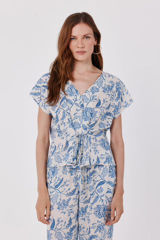 Camisa Manga Corta con Estampado